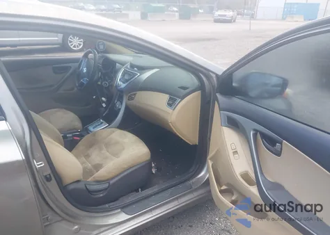 2012 Hyundai Elantra Gls z USA, uszkodzony, nr VIN 5NPDH4AE3CH110995